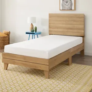 6" Gel Memory Foam Mattress with Microban Antimicrobial Fabric Cover - Twin - Room Essentials