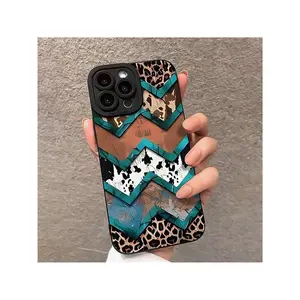 Western Cowboy Pattern Phone Case, Decorative Phone Protector Cover, Phone Accessories Compatible With IPhone 11 12 13 14 15 16 Pro Max