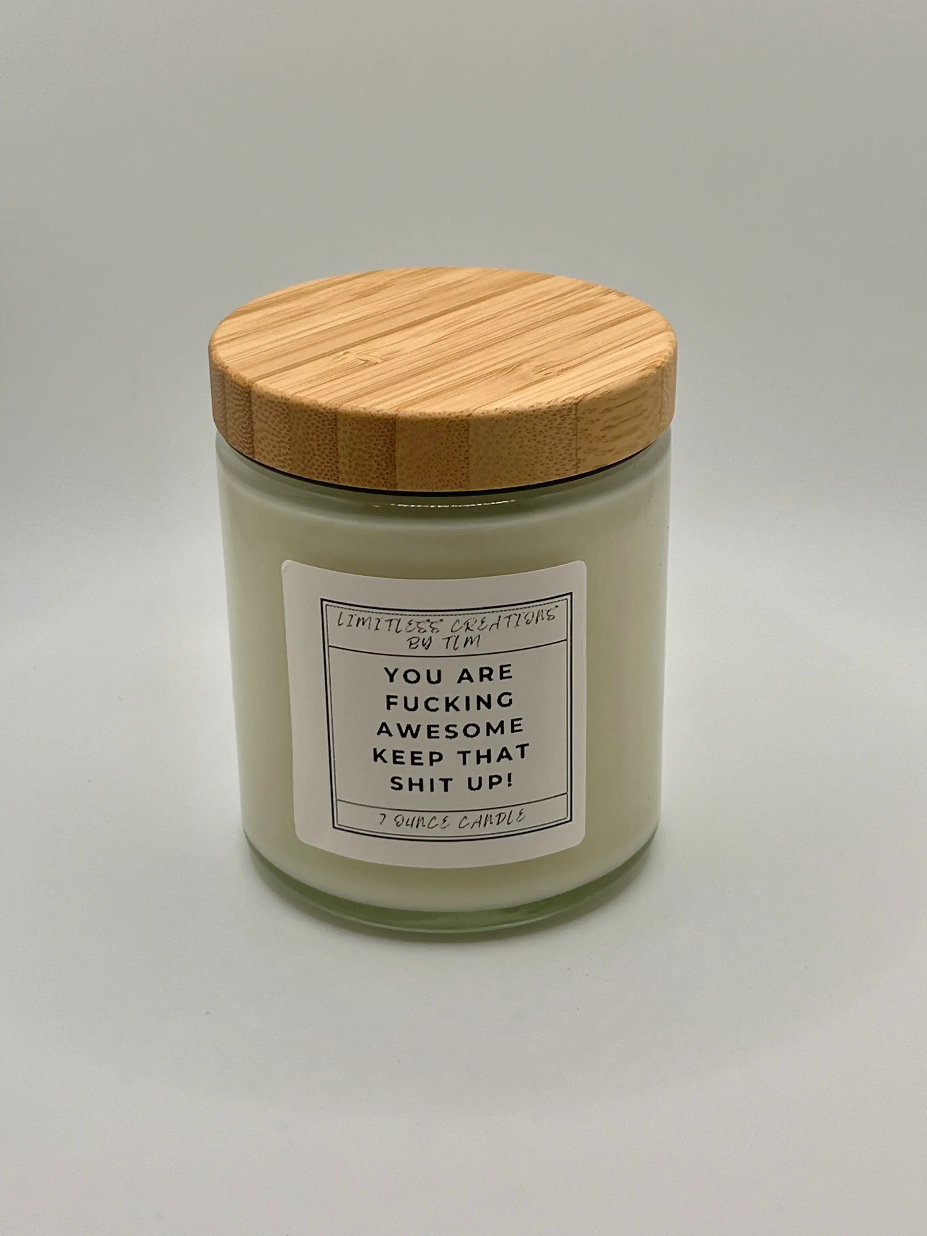 7oz Candles with Sayings- PLEASE READ PRODUCT DESCRIPTION