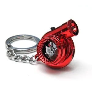 Boostnatics Electric Turbo LED Keychain (Red)