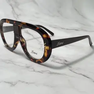 Lotré Women’s Frames - Stylish Tortoise Shell Design with Elegant Black Temples for Everyday Wear
