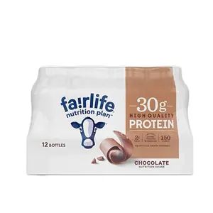 Fairlife Nutrition Plan High Protein Chocolate 30g Shake, Gelatin Free, 11.5fl.oz, 12 Pack Fairlife Nutrition Plan High Protein Chocolate 30g Shake, Gelatin Free, 11.5fl.oz, 12 Pack