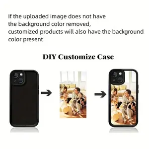 Custom phone case with family photos, personalized shockproof protective cover, exclusive matching gift for family gatherings