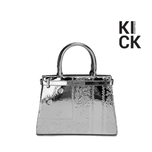 NDG PARIS BAG '250MM SILVER PAISLEY'