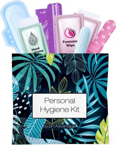 Menstrual Kit All-in-One | Convenience on The Go | Single Period Kit Pack  (Blue Forest) Plastic Comfort