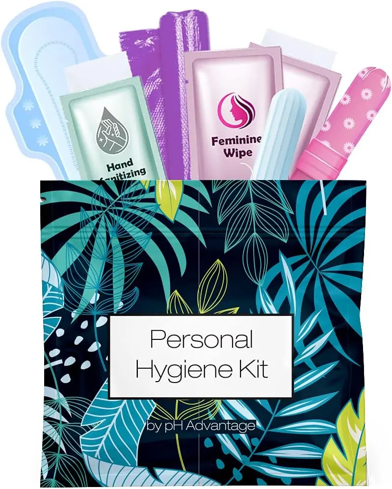Menstrual Kit All-in-One | Convenience on The Go | Single Period Kit Pack  (Blue Forest) Plastic Comfort