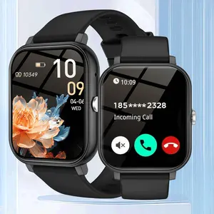 1.83" HD Display Digital Smart Watch – Wireless Calls, Custom Wallpapers, Android/iOS Compatible. Fitness, Alerts, Music Control. Stylish for All!