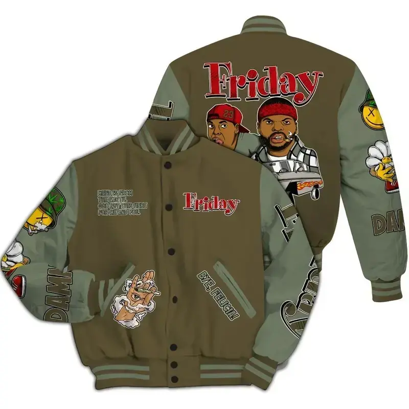 Match Dunk Low Year Of The Snake - Friday Sneaker Stress Style All Over Print, Baseball Varsity Jacket, Sporty Streetwear Look, Everyday Casual Jacket