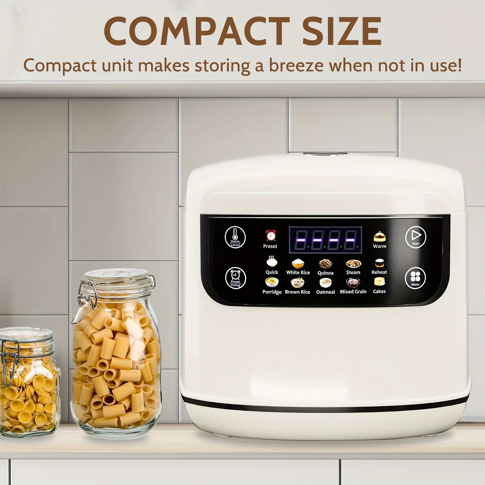 Bluebow 2L Electric Rice Cooker with 10 Menu Options - TikTok Shop
