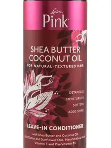 Luster's Pink Shea Butter Coconut Oil Leave In Conditioner for Soft and Silky Hair