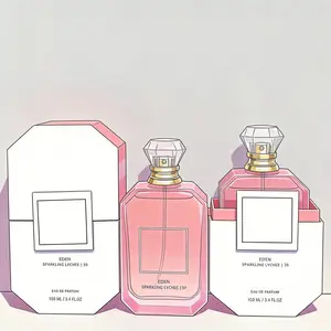 KYL Eden Sparkling Lychee 39 Eau De Parfum 3.4oz/100mL - Fruity Floral Fragrance with Blackcurrant & Candied Violet Notes
