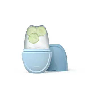 Solid Color Ice Face Roller, Portable Multi-function Face facial Contour Massager for Naturally Conditioning, Ice Rollers Face, Eyes & Joints, Skincare Tool for Women & Girls, NewYear Gift,Facial Mold Cube, Puffiness Relief, Ice Mold Ice Compress