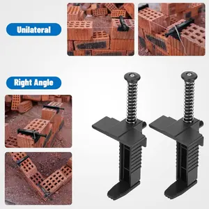Bricklaying Line Positioning Tool, Horizontal Measurement Line Fixer, Brickline Clip & String Clamp, Ideal for Construction Work