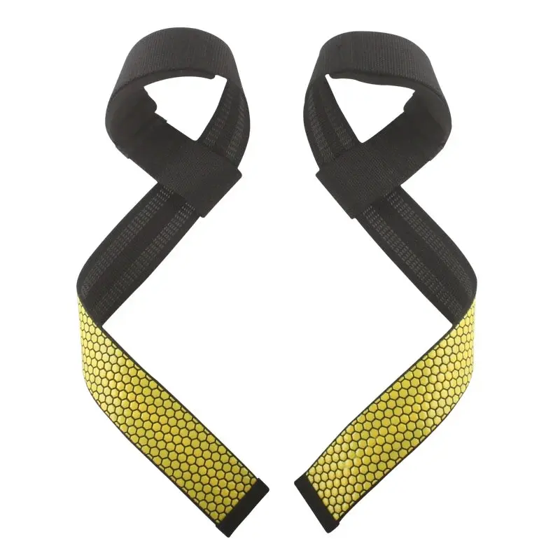 Non-Slip Silicone Weight Lifting Straps