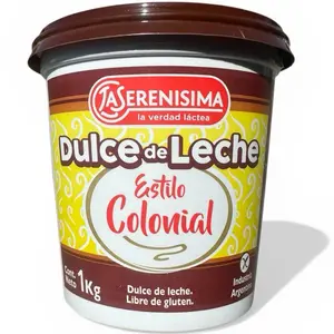 Dulce de Leche Milk Caramel Colonial Style Made in Argentina 1 Kg/35.27 oz