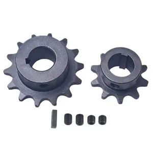 Sprockets 40/41/420 Chain 3/4" Bore 14 Tooth + 10 Tooth 3/16" Keyway for Go Karts Mini Bikes