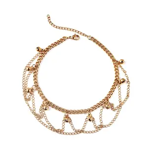 Charm Anklet in Goldtone (9-11 in) bracelet