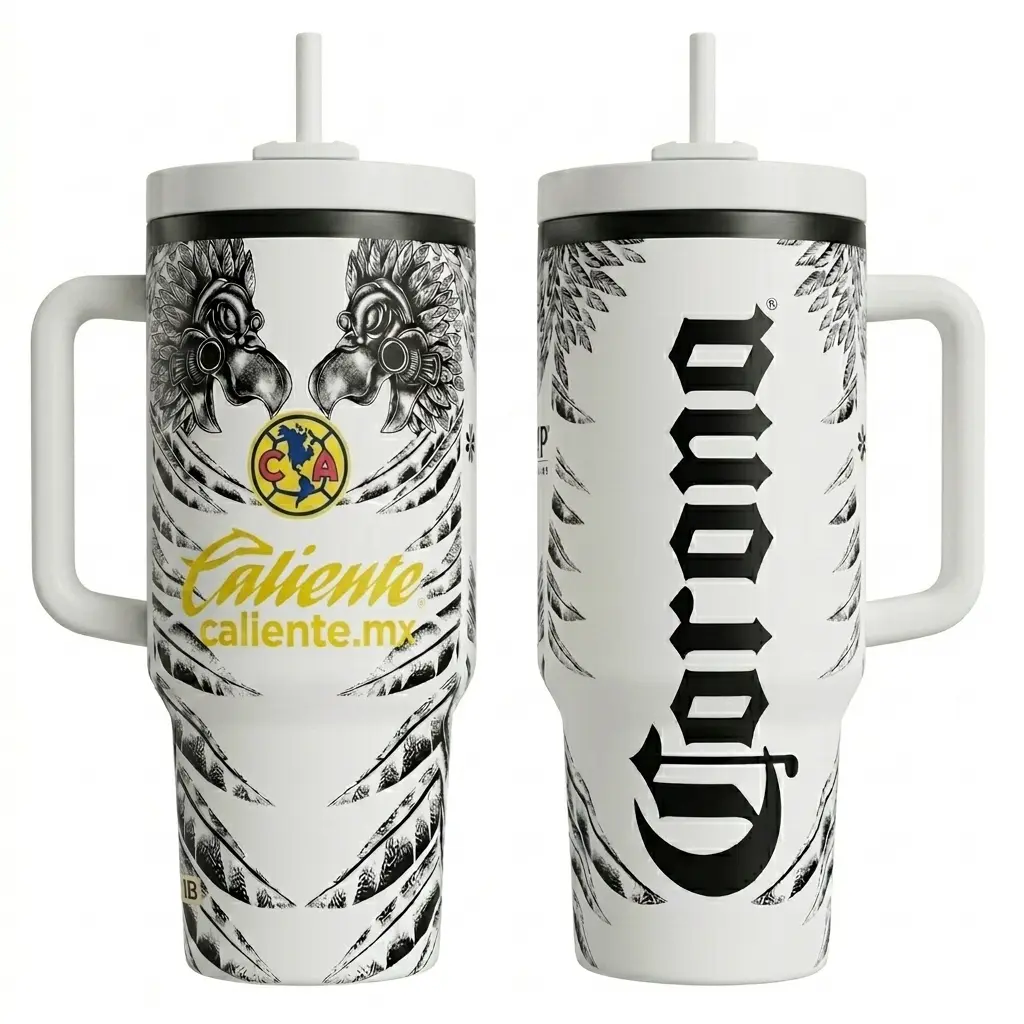 Design 2 - 40oz Handle White 