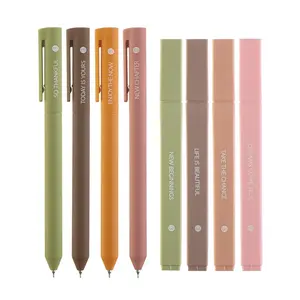 Aesthetic Highlighters and Gel Pens, Earthy  Highlighters No Bleed, 8 Pack Assorted Colors Cute Journaling Pens,  Study Supplies ()