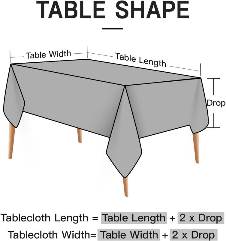 Sunfans Damask Jacquard Tablecloth Wipeable Durable for Dining Buffet Parties Camping Elegant Rectangle Table Cover Machine Washable Outdoor Living Furniture