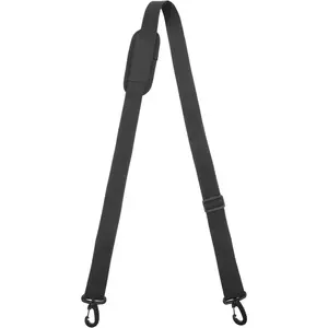 Universal Duffle Bag Strap with Pad, Adjustable Between 42" to 72", Shoulder Straps with Adjustable Buckles and Metal Hooks for Laptop Messenger Bag Crossbody Bags Luggage