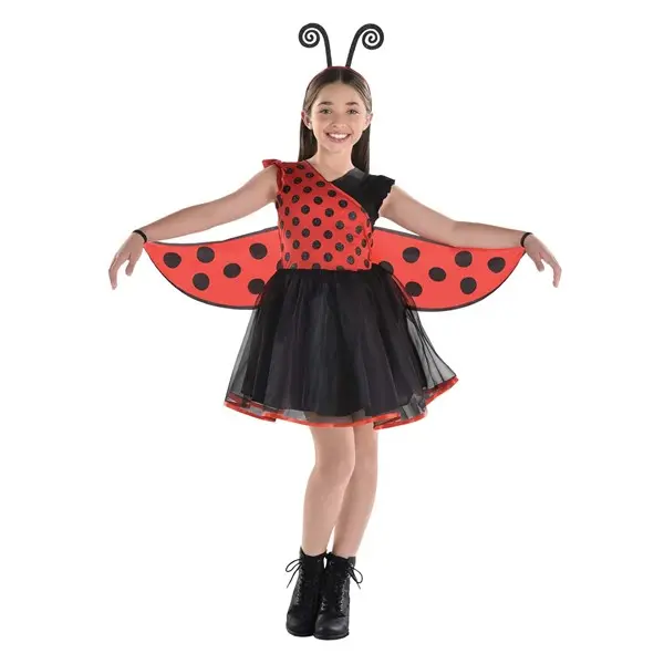 Girl's Ladybug Dress Costume