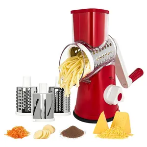 ONESHOW Rotary Kimchi Grater Mandoline Manual Cheese Shredder with Strong Suction Base Easy Cleaning Multifunctional Vegetable Chopper ErgonomicThanksgiving tableware Value Pack Valentine's Day gift Set Stock Up