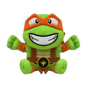Gatherers’ Tavern Magic: The Gathering x Teenage Mutant Ninja Turtles Michelangelo ARTY Box Plush Deck Box Holds 100+ Double-Sleeved Cards
