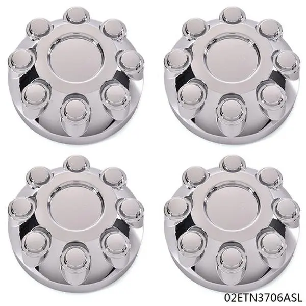 Fit For 03-13 Dodge Ram 2500 3500 4PCS 17" Wheel Hub Center Caps Chrome 8 Lug