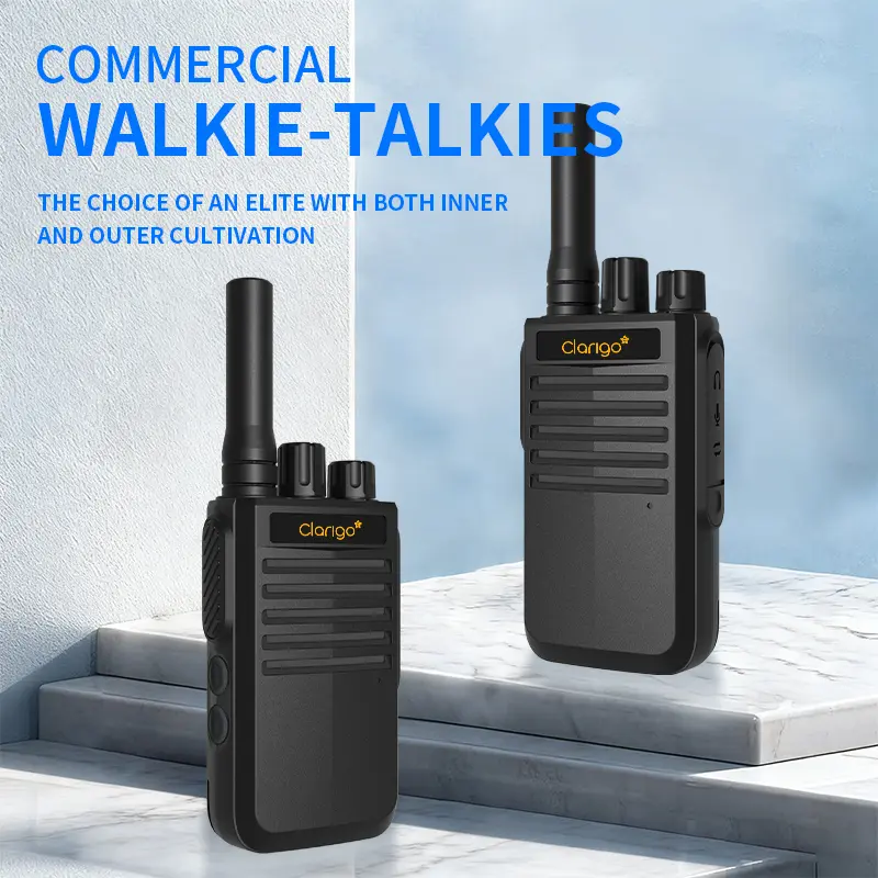 Clarigoc New DR6500 Nationwide Coverage Walkie Talkie, Mini Handheld Two-Way Radio for Security, Construction Site, Office Building & Fleet Use.Minimum order quantity: 10 units..
