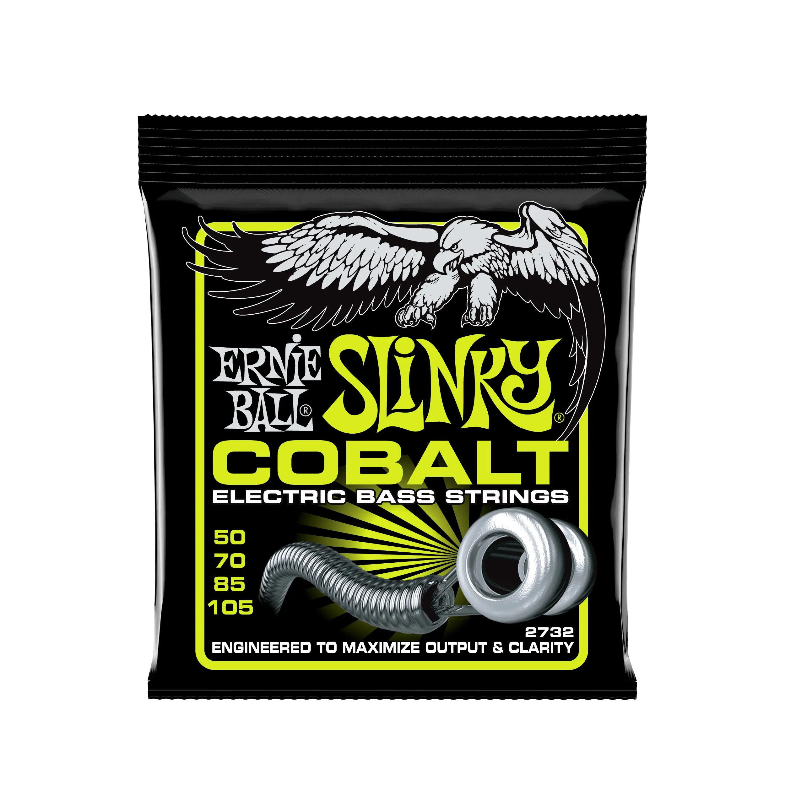 Ernie Ball Regular Slinky Cobalt Electric Bass Strings - 50-105 Gauge