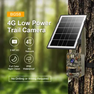 No WiFi Needed 4G Solar Trail Camera – Full Color Night Vision, Perfect for Farms & Remote Land Safety