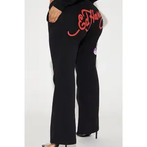 Ed Hardy NYC Wide Leg Pant - Black