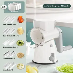 Kitchen Mandoline Vegetable Grater With 5 Interchangeable Blades