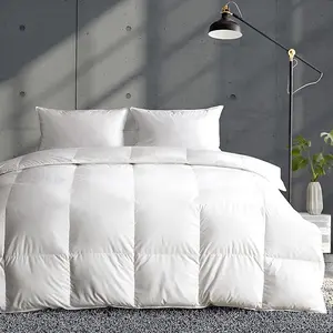 Lightweight Down  Fibers Comforter  Size, Fluffy Duvet Insert for Warm Weather/Hot Sleepers -Ultra Soft   Cotton Cover, Cooling Summer Duvet( White, 68x90)
