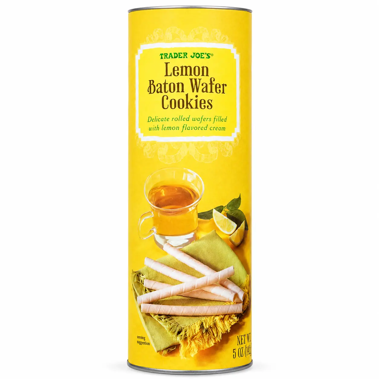 Trader Joe’s Lemon Baton Wafer Cookies - 3.5 oz
