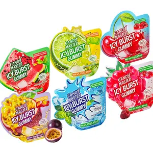 Candy Master Peelable Fruit Gummies mixed flavor 6Pack, 6 Flavors Fun to Peel, Chewy Texture, Halal-Certified Holiday Gifts