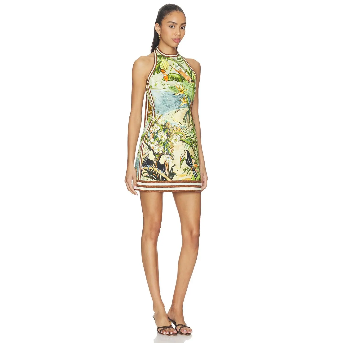Alemais Toucan Tango Halter Mini Dress in Multi - TikTok Shop Alemais Toucan Tango Halter Mini Dress in Multi - TikTok Shop