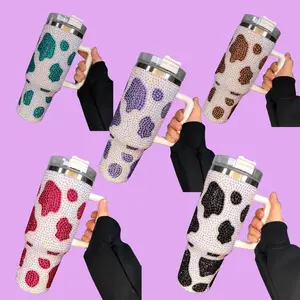 Rhinestone Cow Tumbler 40oz
