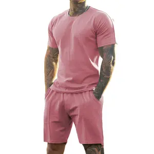 GINGTTO Men's Short Sets 2 Piece Outfits Casual Summer Crewneck Tracksuits Fashion Shortsleeve Streetwear