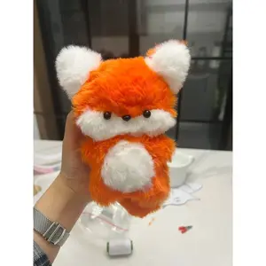 DIY Cute Fox Voice Recording Doll – Handmade Craft School Bag Pendant, Birthday & Valentine Gift