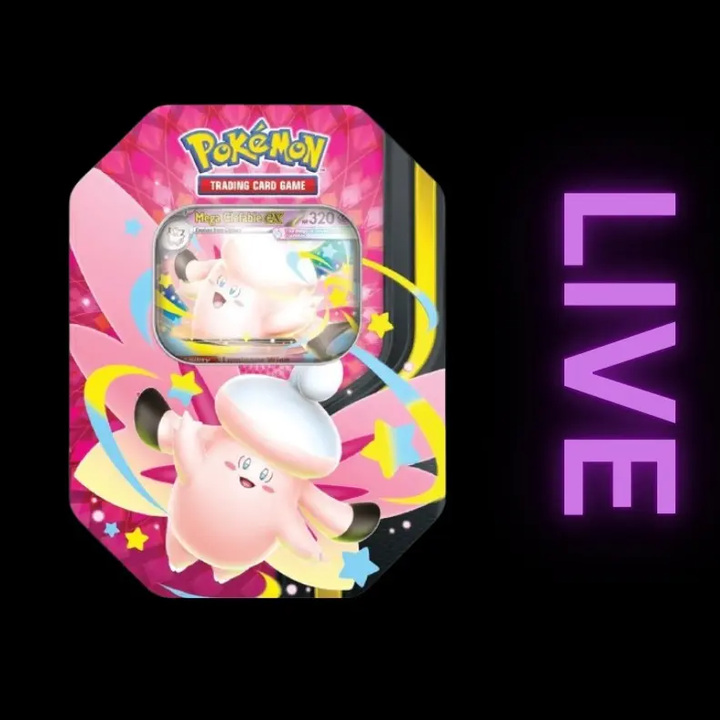 Mega Moonlit Tin (Mega Clefable) | RIPPED LIVE | Pokémon TCG