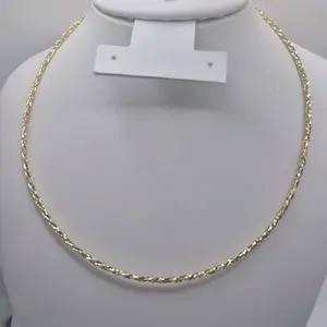 omega necklace laminated gold
