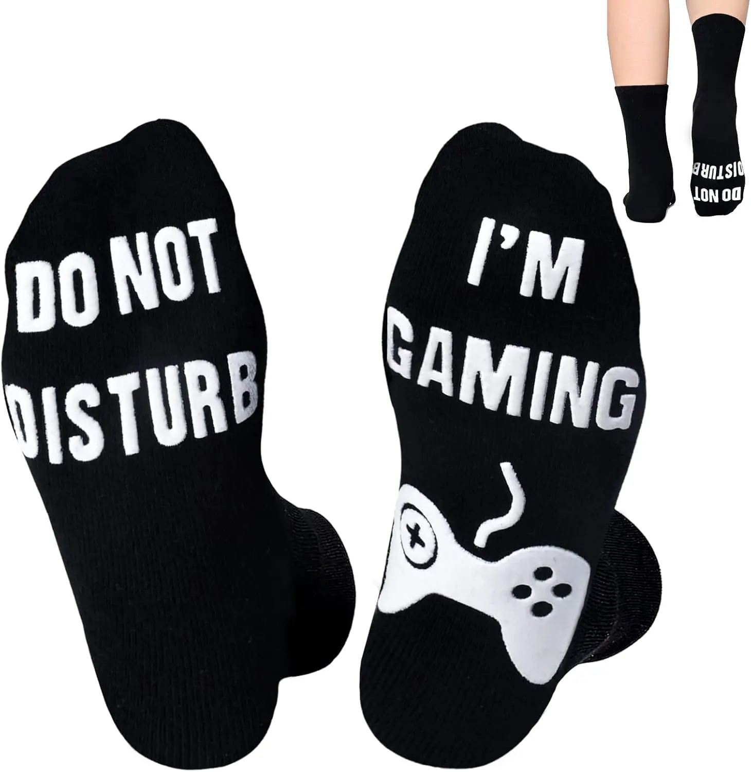 Casual Print Socks for Men - Menswear Gift Option for Valentine's Day, Birthday - Hand Wash Only
