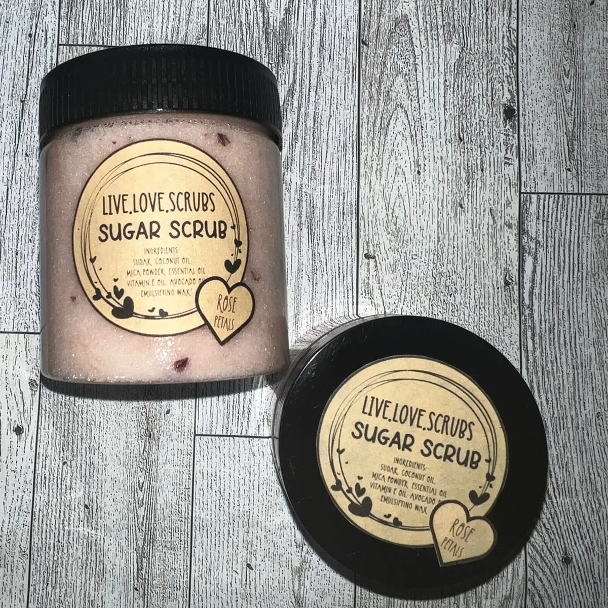 Rose Petal Sugar Scrub
