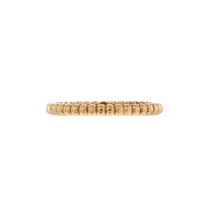 Pre-owned Van Cleef & Arpels Perlee Ring 18K Yellow Gold Small by Rebag