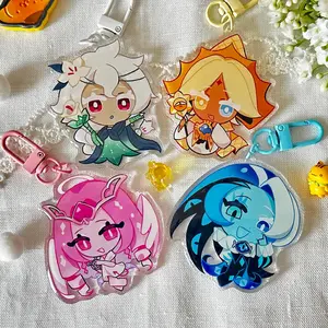 CRK Cookie Run Kingdom Keychain Kawaii Charms, Kawaii, Cute, Durable, And Perfect For Bags, Keys, Or Gifts. Great For Daily Use Or As Thoughtful Little Gifts For Your Friends And Yourself.