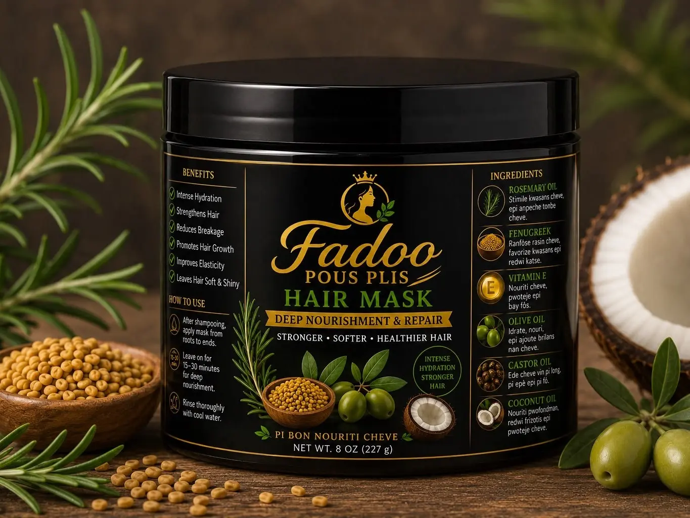 Fadoo pousplis Hair Mask