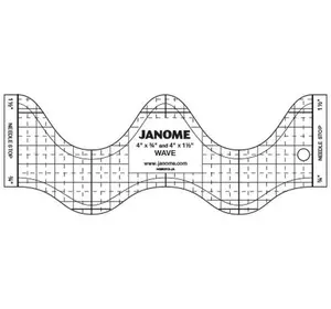 Janome Quilt Maker Pro Wave F Ruler HG00613‐JA