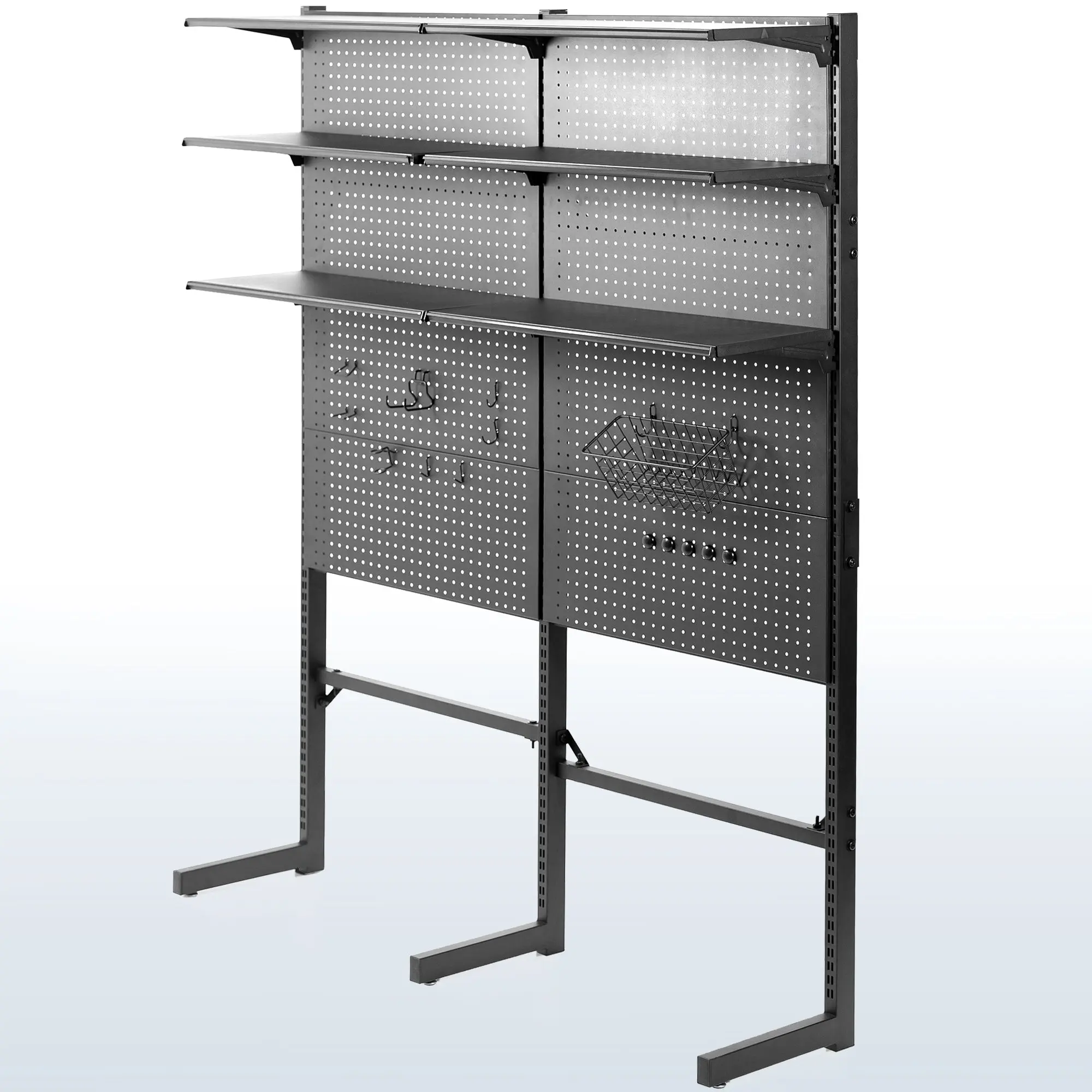 Freestanding Pegboard Organizer